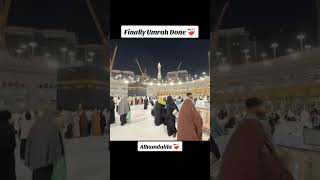 Finally Umrah Done allahamdulillah umrah mashallah [upl. by Noied]