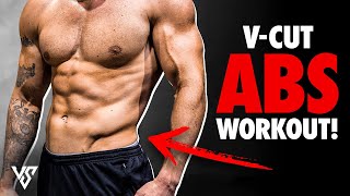 8 Minute AtHome VCut Abs Workout  V SHRED [upl. by Aoht]