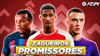 20 MELHORES ZAGUEIROS PROMESSAS DO MODO CARREIRA EA FC 24 [upl. by Yuma]