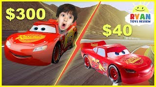 Disney Cars3 Toys Movie Cruz Ramirez Doc Hudson Lightning McQueen on Fireball Beach [upl. by Ekul898]