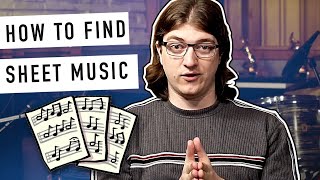 How To Find Sheet Music For Popular Hit Songs [upl. by Rosenberger]