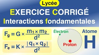 Linteraction gravitationnelle et Linteraction électrostatique  Lois de Newton et de Coulomb [upl. by Aoket]