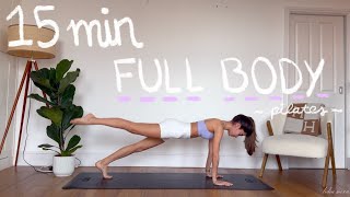 15MIN full body hourglass pilates workout  everyday workout for a toned body  LIDIAVMERA [upl. by Farrison]