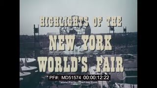 HIGHLIGHTS OF THE 1964 NEW YORK WORLDS FAIR CANTINFLAS HENRY FONDA MD51574 [upl. by Angil]