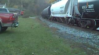 CSX train in Rowlesburg WV [upl. by Annais]