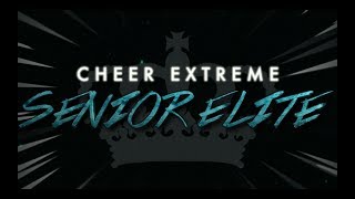 Cheer Extreme Senior Elite 201718 [upl. by Eseila128]