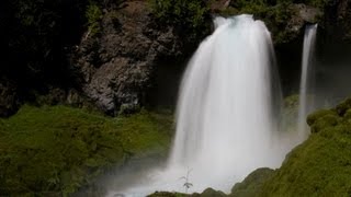 ♥♥ Relaxing 3Hour Video of Large Waterfall [upl. by Yrrag]