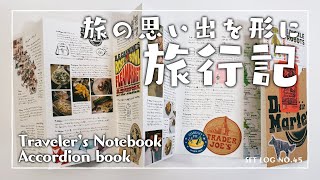 【Travelers Notebook】旅行記を作ろう！【ジャバラノート】 [upl. by Giana]