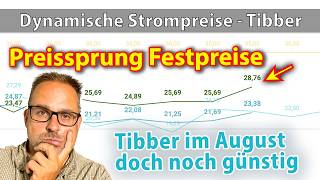 Preiserhöhung bei den Festpreistarifen  Zeitenwende für Tibber Mein August 2024 mit tibber [upl. by Eniamurt158]