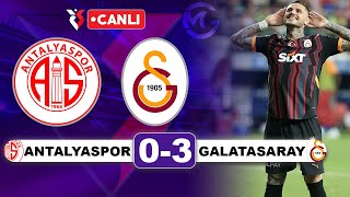 Antalyaspor 03 Galatasaray  Süper Lig Canlı Yayın [upl. by Atiluap364]