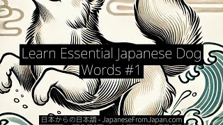 🐾 5 Essential Japanese Dog Words  Learn Japanese Vocabulary for Dog Lovers 1 [upl. by Aldous]