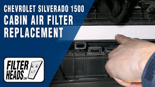 How to Replace Cabin Air Filter 2017 Chevrolet Silverado 1500  AQ1225 [upl. by Yesnikcm]