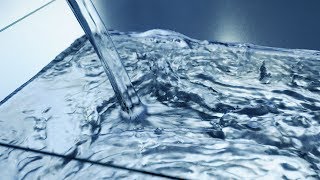 Blender Tutorial  Realistic Fluid Simulation [upl. by Anaila]