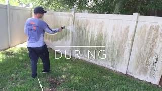 Clean a vinyl PVC fence  CentraFlo [upl. by Nadual]