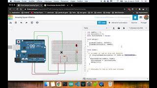 Boutton On  Off Arduino exemple avec la gestion dune LED [upl. by Allets]