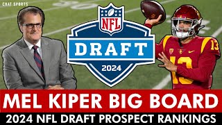 UPDATED Mel Kiper 2024 NFL Draft Big Board  Top 25 Prospects Led By Caleb Williams [upl. by Scibert]