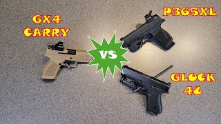 Taurus GX4 Carry VS Glock 48 VS Sig Sauer P365XL [upl. by Fatimah]