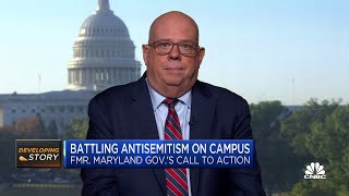 Former Maryland Gov Larry Hogan withdraws from Harvard fellowships over dangerous antisemitism [upl. by Hans996]