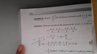 Gauss quadrature formula  ch 8 lecture 4 [upl. by Fabio]