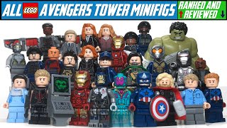 EVERY LEGO Avengers Tower Minifig RANKED and Reviewed [upl. by Nivloc]