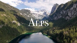 The Alps and Dolomites 4K  Scenic Relaxation Film With Calming Music and Location Names [upl. by Ursi]