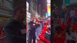 DWP ACADEMY USA DANCING TO Pikkewyne feat Naiidy Remix Times Square NYC dwpacademy dwpusa viral [upl. by Arlyn]