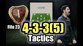 Best 4335👀 Custom TacticsInstructions in FIFA 23 TikiTaka FIFA 23 Ultimate team [upl. by Olvan]