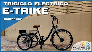 ⭐eTRIKE ≫Triciclo Eléctrico para Adulto  Fotona Mobility [upl. by Nahum955]