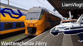 Met de trein naar Vlissingen en met de Westerschelde Ferry heen en terug [upl. by Navillus]