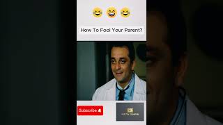 Learn how to trick your parents just like Munna Bhai in this hilarious comedy movie🤓😂funny comedy [upl. by Rufford]