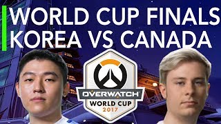 Team South Korea vs Canada  Overwatch World Cup 2017 Grand Finals Highlights [upl. by Eninahs430]