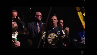 Patrice Bergeron in crowd for Bruins Leafs game 7 at TD Garden [upl. by Hilbert]