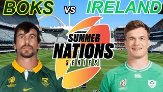 SPRINGBOKS vs IRELAND 2nd Test 2024 Live Commentary [upl. by Paulsen]