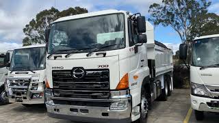 Hino Truck Sydney Australia  Hino 700 Series  FS 2848 Tipper  Walk Around [upl. by Yblehs]