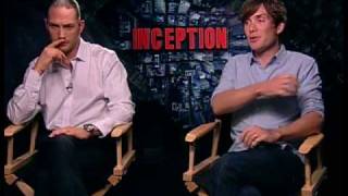 Cillian Murphy and Tom Hardy  Inception Junket Interview part1 [upl. by Patrick]