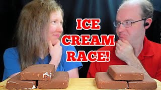 ASMR KLONDIKE ICE CREAM RACE MUKBANG EATING SOUNDS [upl. by Seaver]