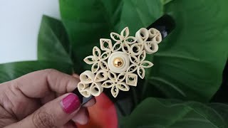 DIY  How To Make A Quilling Hairband  Tutorial [upl. by Farrington]