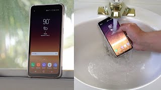 Samsung Galaxy S8 Active Review  Water Test [upl. by Aileme30]