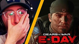 33 Year Old CRIES Watching Gears of War EDay Trailer [upl. by Ramedlaw841]