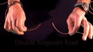 How to tie the double surgeons knot [upl. by Sabah]