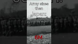 Army size now vs then shorts ww2 worldwar2 edit history army military thenandnow [upl. by Inigo719]