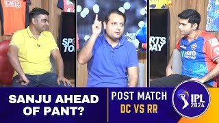 LIVE IPL 2024 Sanju controversial dismissal gives DC win playoff chances alive  DC vs RR [upl. by Mullins]