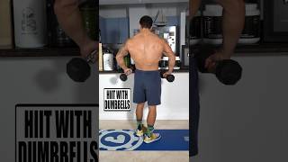 6 Minute Home Dumbbell HIIT Workout Circuit  Back Biceps Forearms Obliques amp Cardio 🔥💪🏻👽 [upl. by Namlak]