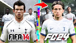 I Rebuild Tottenham From FIFA 14 to FC 24 [upl. by Poucher]