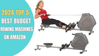 ✅ TOP 5 Best Budget Rowing Machines On Amazon In 2024 [upl. by Aiotal772]