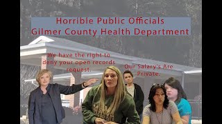 Horrible Health Department  Gilmer County Georgia  Who is Ashley [upl. by Aleahs]