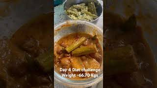 Diet challenge  100 days diet challenge diet food sample Day 4 [upl. by Eifos385]