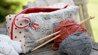 knitting needle case tutorial by Debbie Shore [upl. by Gnuoy]