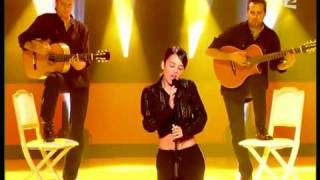 Alizee  La Isla Bonita Live Performance with Lyrics HD [upl. by Esau]