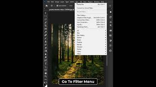 Create sun rays in photoshop shorts photoshoptutorial [upl. by Terrag]